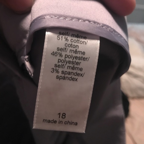 Lovely Maurices Side Zip 5” Lavender Shorts - Picture 3 of 3